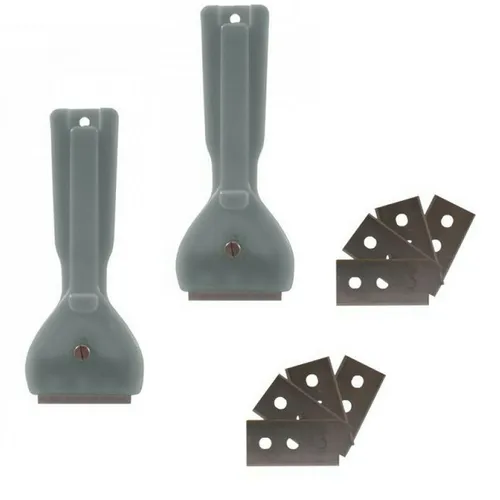 2x Glasschaber Herdschaber Kochfeldschaber Kochfeld Keramikkochfeld 5 Klingen