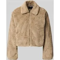 ONLY ONLDANA LIFE FAUX FUR JACKET CC OTW - Modische Plüschjacke für Damen, ideal für kalte Tage und gemütliche Spaziergänge. Pflegeleicht, mit Markenlabel und regulärer Passform für optimalen Tragekomfort.