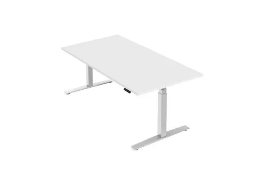 boho office® Schreibtisch Basic Line, Weiß in weiß von boho office