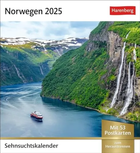 Norwegen Sehnsuchtskalender 2025 von Harenberg