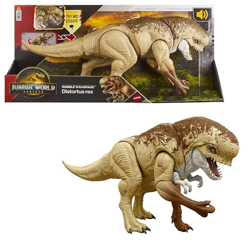 Mattel Jurassic World Distortus Rex Doppelattacke Actionfigur