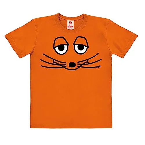 Logoshirt®️ Die Sendung mit der Maus T-Shirt für Kinder - Lizenziertes Bio T-Shirt mit der Maus im Vintage-Stil, aus 100% weicher Bio-Baumwolle. Bequemer Schnitt für Mädchen und Jungen, ideal für den Alltag.