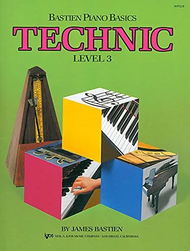 Bastien Piano Basics: Technic : Level 3 (Wp213)
