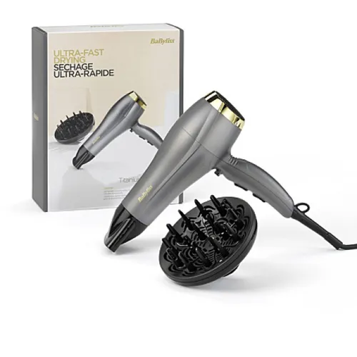 BaByliss 5513TE Haartrockner - Haartrockner mit 2300 W Leistung, ionischer Funktion und abnehmbarem Filter für schnelles Trocknen und glänzendes Haar. Ideal für Zuhause!