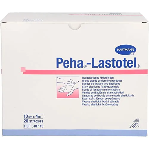 PEHA-LASTOTEL Fixierbinde 10 cmx4 m 20 St