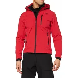 CMP Herren-Softshelljacke mit abnehmbarer Kapuze - Ferrari-Nero, Größe 56 - Funktionsjacken mit Clima Protect Technologie für optimale Wasserdichtigkeit (WP 7.000) und Atmungsaktivität (MVP 1.000), perfekt für Outdoor-Abenteuer.