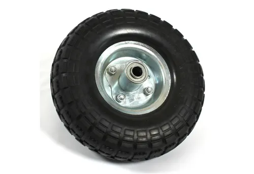 Ersatzrad für Schub- oder Sackkarre mit PU- oder Luftreifen - Luftbereifung für Schub- oder Sackkarren, wahlweise mit Metall- oder Kunststofffelge, ideal für vielseitige Anwendungen und hohe Stabilität.