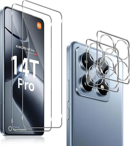 2X Schutzglas ( Display + Kamera ) für Xiaomi 14T Pro 5G Hartglas Full 9H