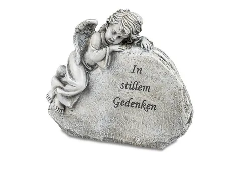 formano Dekofigur Trauerdekoration Engel, grau