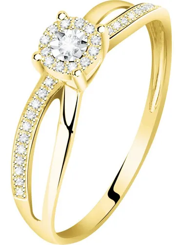 CHRIST Diamantring CHRIST Damen-Damenring 585er Gelbgold 1 Diamant