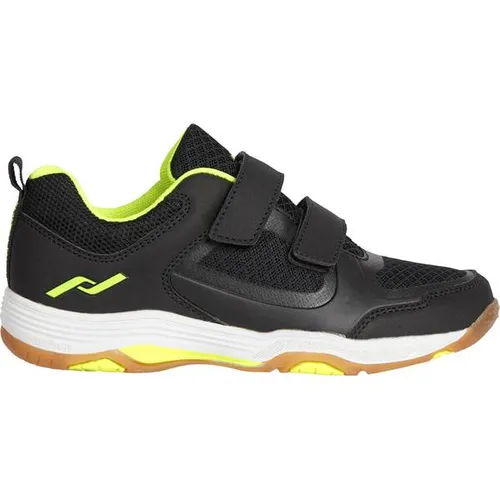 PRO TOUCH Kinder Volleyballschuhe Rebel IV VLC J - Vielseitige Hallenschuhe für Kinder, ideal für Training und Schulsport. Mit atmungsaktivem Mesh-Obermaterial und dämpfender KIDSFIT Einlegesohle für höchsten Komfort.