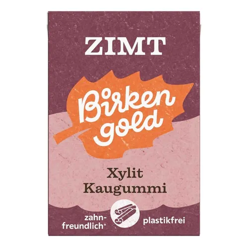 Xylit Kaugummi - Zimt 28g | BIRKENGOLD