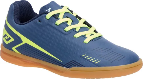 Pro Touch Kinder Fussball-Hallenschuhe Ind Speedlite IV IN - Dark Navy/Yellow - Fußballschuhe in Größe 37, ideal für Hallenfußball, mit rutschfester Sohle für optimalen Halt und schnellen Bewegungen.