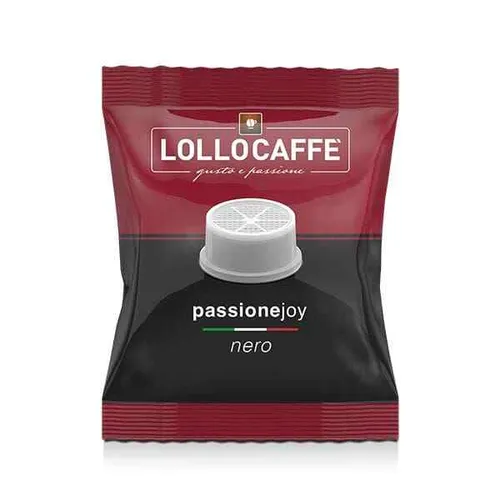 N.100 Kapseln Lollo Coffee Blend Schwarz (Kompatibel für Maschinen Lavazza Expr