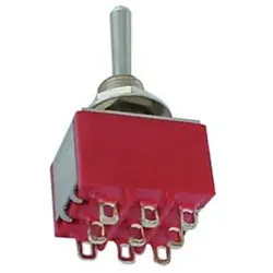 Cherry Switches - Kippschalter Vertikal 3pdt Ein-ein