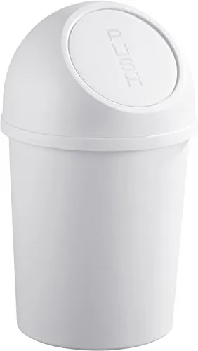 helit H2401182 - Push-Abfallbehälter „the flip“ 13L, lichtgrau