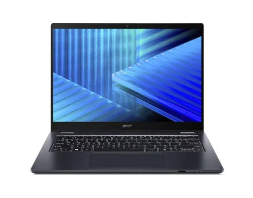 Acer TravelMate P4 Spin TMP414RN-55-TCO-74HK Convertible Laptop - 14 Zoll IPS-Touchscreen Laptop mit 16 GB RAM und 512 GB SSD, 360° drehbare Tastatur und Militärstandard MIL-STD 810H für höchste Zuverlässigkeit.