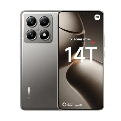Xiaomi 14T Pro 256GB Titan Grey - Handys & Smartphones, leistungsstarkes 5G-Smartphone mit 256 GB Speicher und modernem Design in Titan Grey.