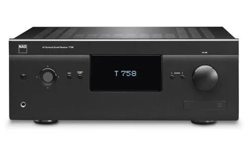 Nad T758 V3 Verstärker Heimkino 7.1 schwarz von NAD