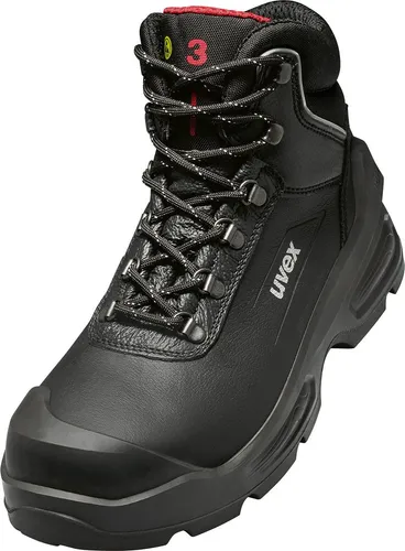Uvex 3 quatro S3 SRC Sicherheitsstiefel 68792, Schwarz, 40 2/3 EU - Robuste Sicherheitsstiefel mit S3-Zertifizierung, ideal für den professionellen Einsatz. Hohe Rutschfestigkeit und optimaler Tragekomfort.