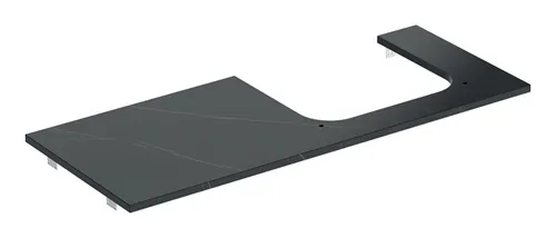 Geberit ONE Waschtischplatte 1200 mm in schwarz von Geberit