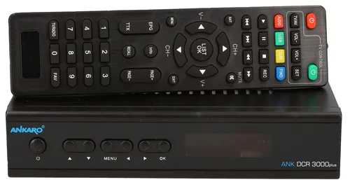 Ankaro DCR 3000 Plus - Digitaler 1080p Full HD Kabel-Receiver, PVR Aufnahmefunktion und vielseitiger Mediaplayer für beste Bild- und Tonqualität
