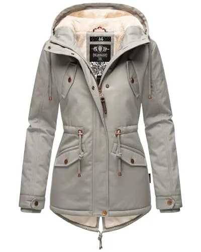 Produktbild MARIKOO Damen Winterjacke Manolya Grey Gr. L