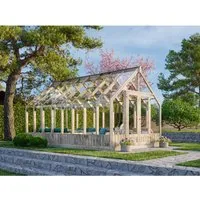 Palmako Gewächshaus Emilia, Grau - für optimale Wachstumsbedingungen - Gartenhäuser: Verlängern Sie die Gartensaison mit dem eleganten Gewächshaus Emilia von Palmako, das durch automatische Dachentlüftung und hochwertige Materialien überzeugt.