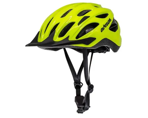 Airtracks Fahrradhelm Star S/M und L/XL - Neon Weiß Schwarz, Grün - Fahrradhelm für Herren und Damen mit 25 Belüftungsöffnungen, In-Mold-Konstruktion und leichtem EPS-Körper für optimalen Schutz und Komfort beim Radsport.