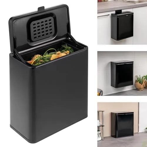 eluno Biomülleimer 6L mit Geruchsfilter von eluno