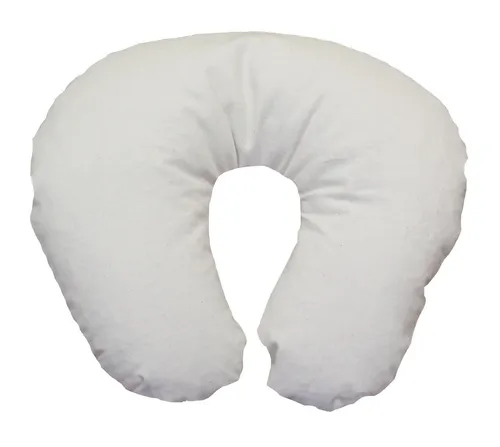 Dinkel Hörnchen Bio Nackenkissen - Bio Nackenhörnchen aus 100% Baumwolle mit Dinkelspelz, ideal für erholsame Reisen oder entspannte Nächte.