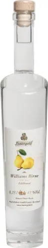 Lautergold Williams Birne (1 x 0.35 l) Edelbrand mit 42% vol. | fruchtig milde Spirituose aus Deutschland | Manufaktur | Erzgebirgische Tradition