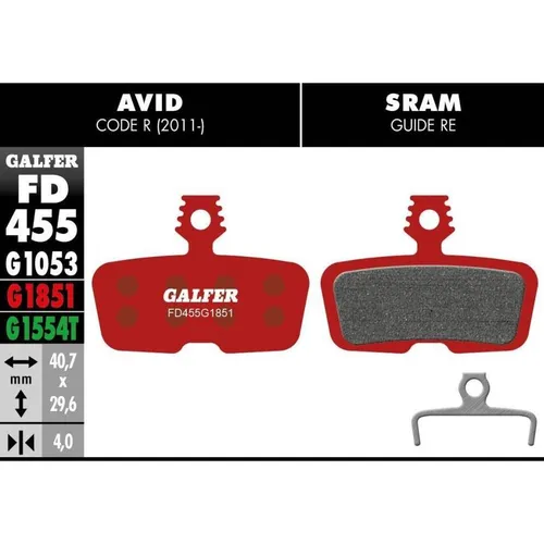 GALFER Avid FD455 Bremsbeläge – Hochwertige Performance für Ihr Fahrrad
