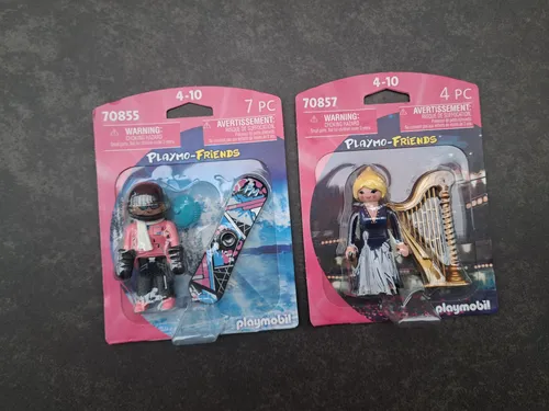 PLAYMOBIL Playmo-Friends Snowboarderin 70855 - Bunte Figur mit Snowboard und Helm, ideal für kreative Winterabenteuer ab 4 Jahren