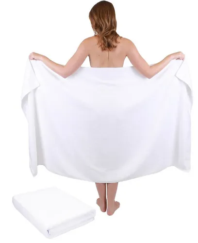 Betz Badetücher 2 Stück Badetücher groß XXL Badetuch Saunatücher Dresden 100 x 180 cm, 100% Baumwolle (Set, 2-St)