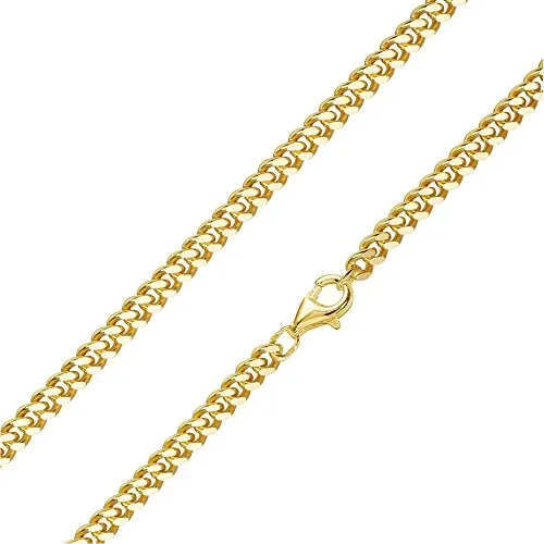 MATERIA Herren Panzerkette 4mm in gold von Materia by Matthias Wagner