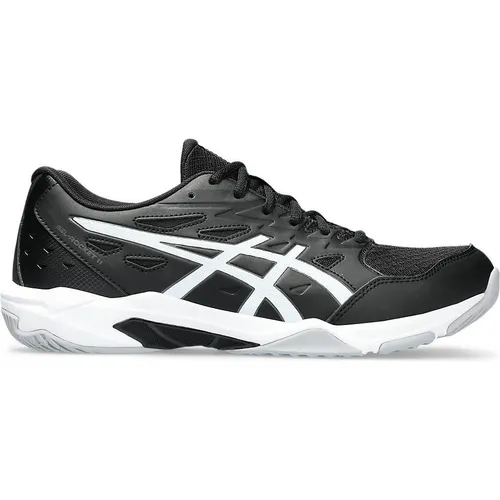 Asics GEL-ROCKET 11 Indoorschuh schwarz 46,5 EU - Volleyballschuhe mit hoher Dämpfungstechnologie (GEL) für optimalen Komfort und Unterstützung während des Spiels. Ideal für Badminton, Handball und mehr.