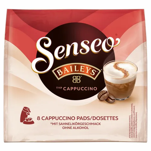 Senseo Typ Cappuccino Baileys Kaffeepads, Kaffee, Löslicher Kaffee, 8 Pads