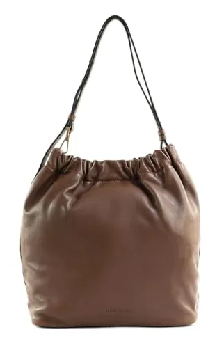 Liebeskind Cloud II Schultertasche M aus Leder – Braun - Stylische Schultertasche aus hochwertigem Leder, 35 cm groß, ideal für den täglichen Gebrauch. Perfekte Kombination aus Funktionalität und modernem Design.
