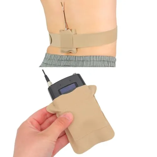 URSA Straps URSA Gürteltasche mit Clips – vielseitige Ausrüstung für drahtlose Sender (Beige, groß)