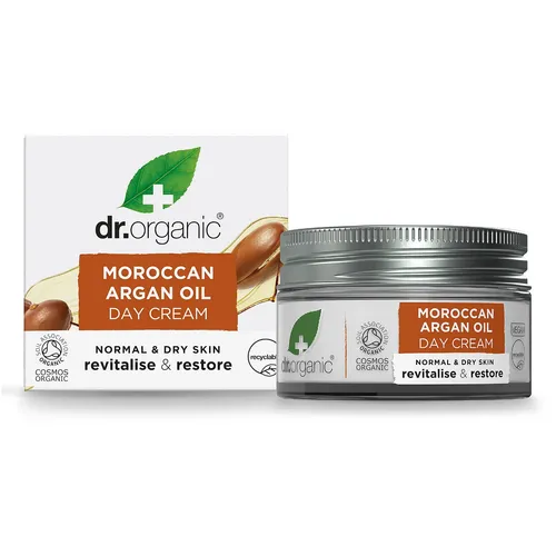 Dr.Organic Bioaktive Arganöl Tagescreme 50ml - Anti-Faltenprodukte, pflegt die Haut intensiv mit bioaktivem Arganöl und ist dabei 100% vegan und frei von schädlichen Zusätzen.