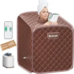 COSTWAY 2L Mini Dampfsauna