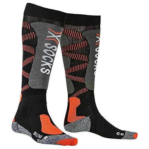 X-Socks X-Bionic Ski Lt Socken, B041 Black/X-Orange, 35-38