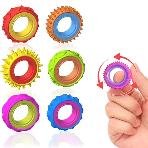 Stück Mehrfarbige Sensorische Anti Stress Ringe