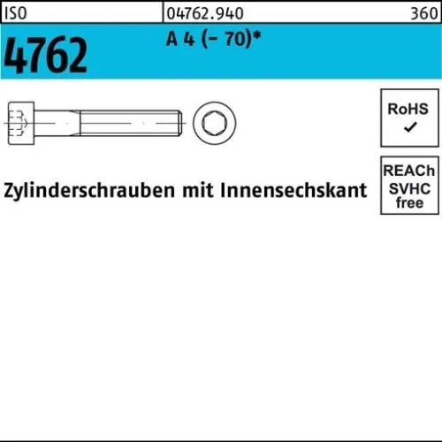 200er PACK(Stk)  004762940009040018 Zylinderschraube ISO 4762 m.Innensechskant M