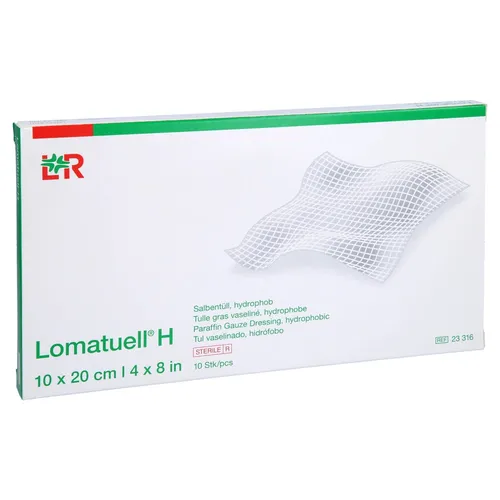 Lomatuell H Salbentüll 10x20 cm Steril