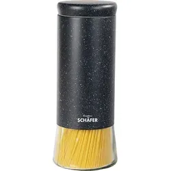 Vorratsglas 1,8L zum luftdichten Aufbewahren, Aufbewahrungsglas Schwarz - Schwarz