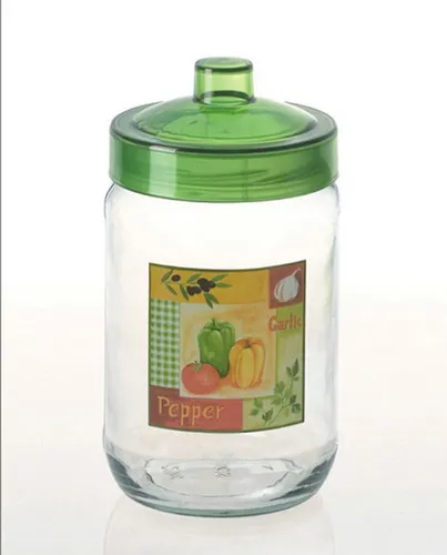 Herevin Dekorglas  mit Spitze 720 ml Glasdose Deko Glas Vorratsdose Kavanoz