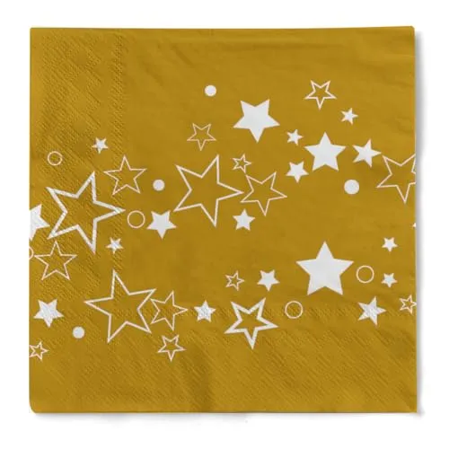 Papierservietten Gold von Happy Paper
