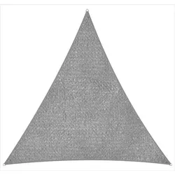 Sonnensegel Teneriffa 500x500 cm - Silberfarben - Hochwertiges Sonnensegel für optimalen Sonnenschutz, ideal für Garten, Terrasse oder Balkon, schützt vor UV-Strahlen und sorgt für angenehme Schattenplätze.